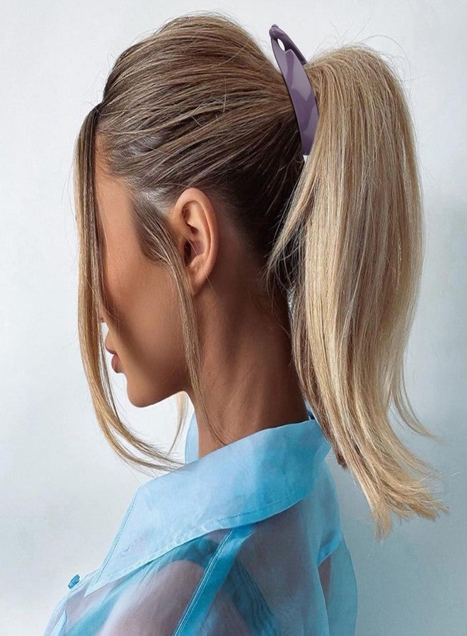 Hapdoo 4PCS Small Banana Clip, Banana Clips for Thin Hair Strong Hold Bun Holder Jaw Barrettes for Women and Girls - Image 4